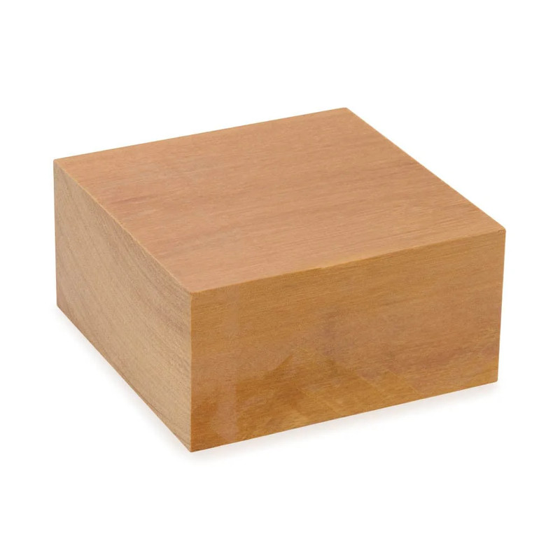 Araracanga Wood Turning Stock - Thickness:3" - Width:6" - Length:6"